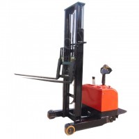 2ton Stand Drive Hydraulic Full Electric Pallet Stacker Forklift