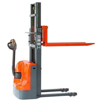 Mini counter balanced pallet electric lifter stacker forklift ,1200KG Full Electric Pallet Stacker Lift Height 3M