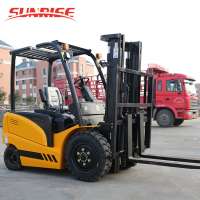 New Arrival Battery Hydraulic Stacker Forklift 3 Ton Capacity Electric Forklift Truck With Solid Tire